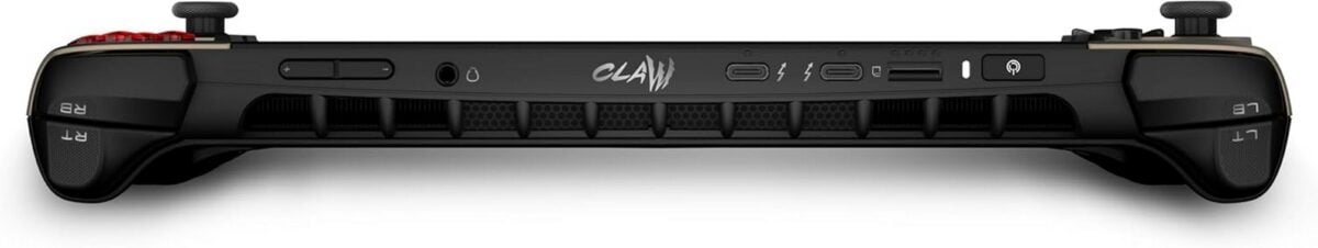 MSI Claw 8 AI+ side.