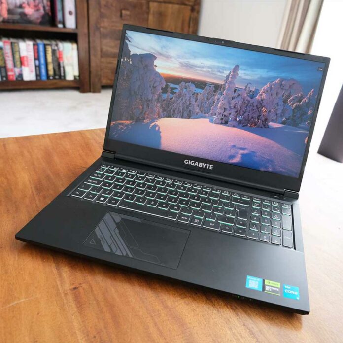 Gigabyte G5 laptop.