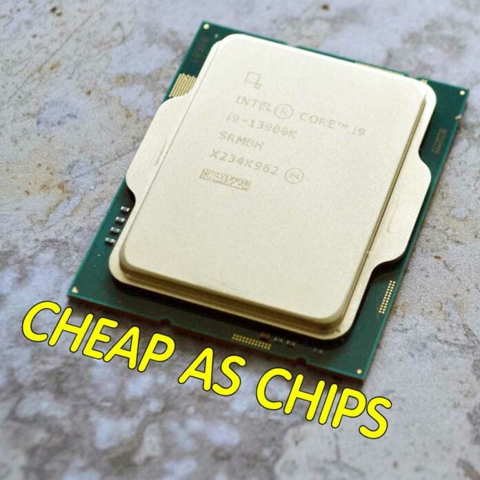 Intel Core i9-13900K is currently as cheap as chips.