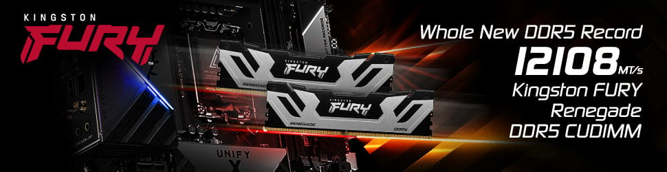 Kingston Fury CUDIMM - Whole New DDR5 Record 12,108MT/s