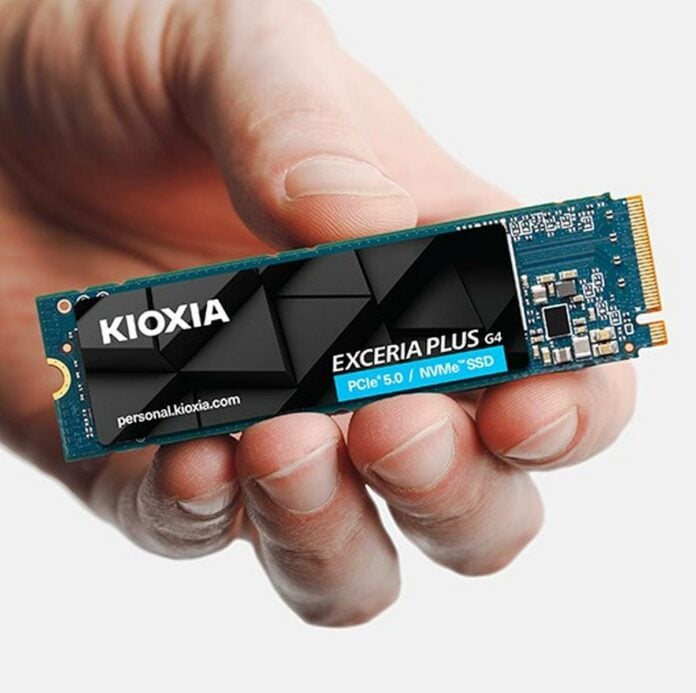 Kioxia Exceria Plus G4 SSD.