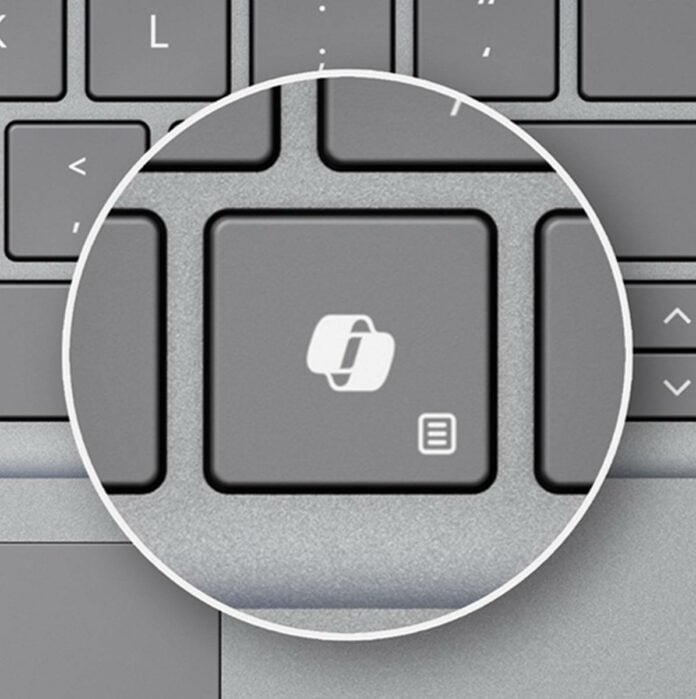 Microsoft Copilot key.