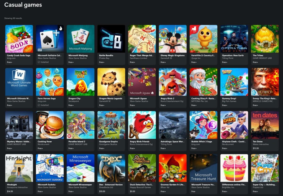 Windows’ Xbox app gets 400 previously unpurchasable games