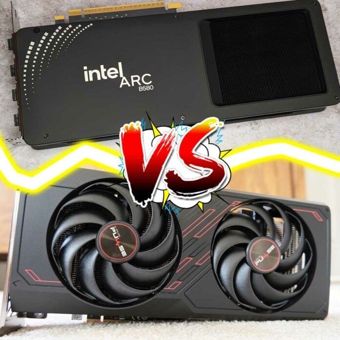 Intel Arc B580 vs. AMD Radeon RX 7600.