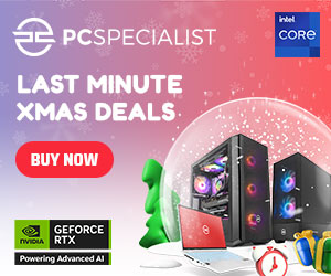 PCSpecialist - Last Minute Xmas Deals