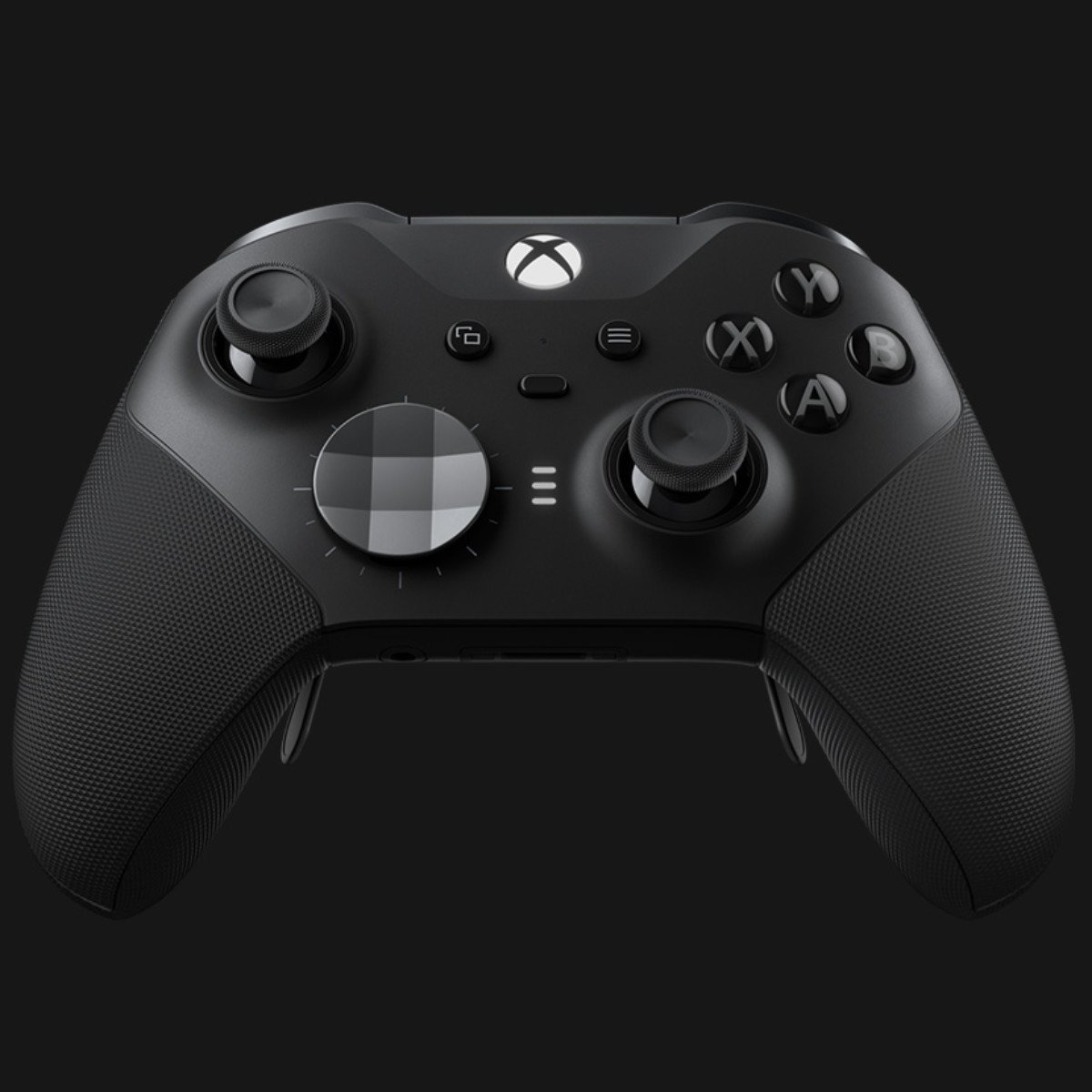 Xbox Elite Series 2 controller facing forward.