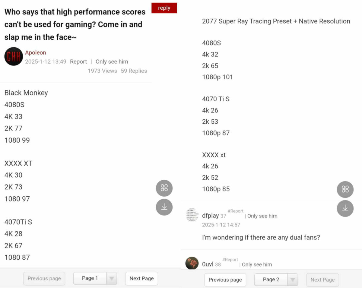 AMD Radeon RX 9070 XT peformance leak.