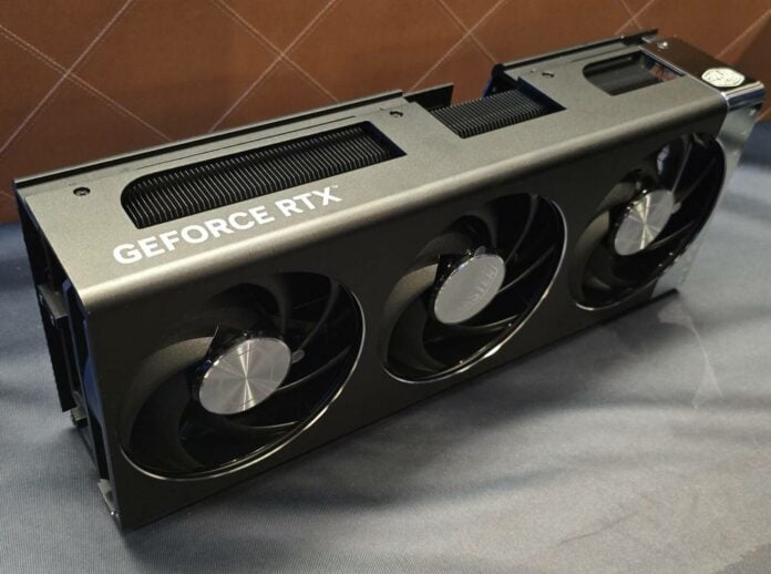 Cooler Master custom RTX 50 Series cooler.