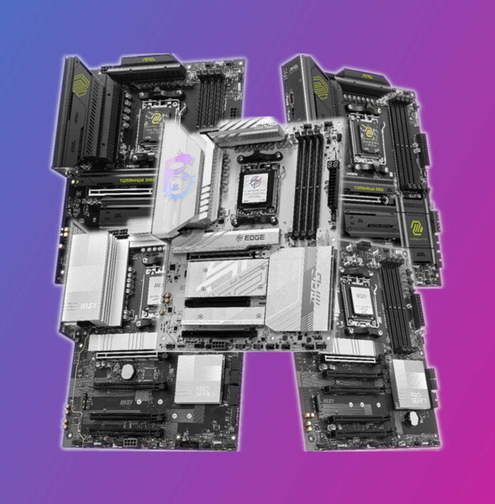 MSI B850 and B840 motherboards.