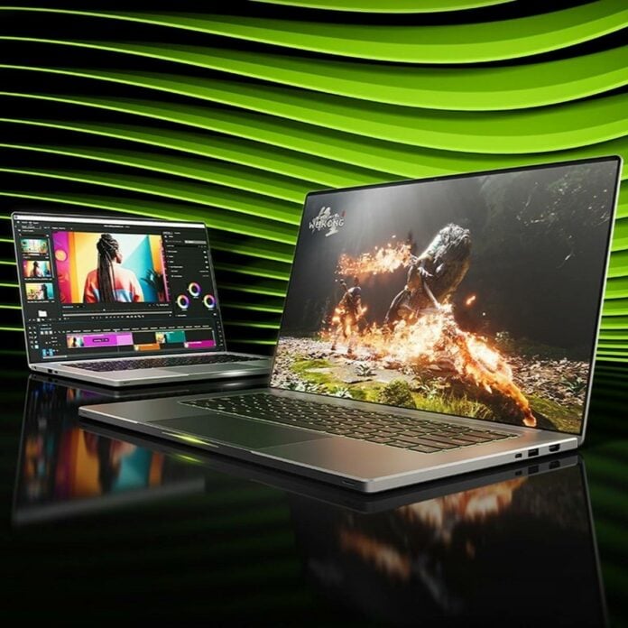 Nvidia RTX 50 Series powered laptops.