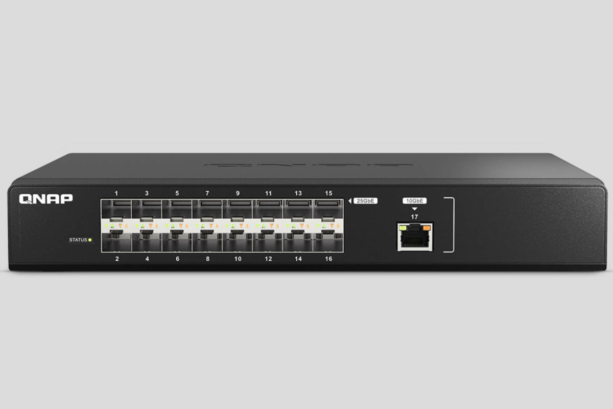 QNAP QSW-M5216-1T ports.