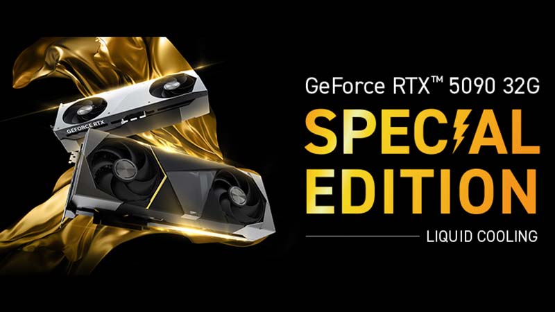 MSI GeForce RTX 5090 32G AIO Special Edition.