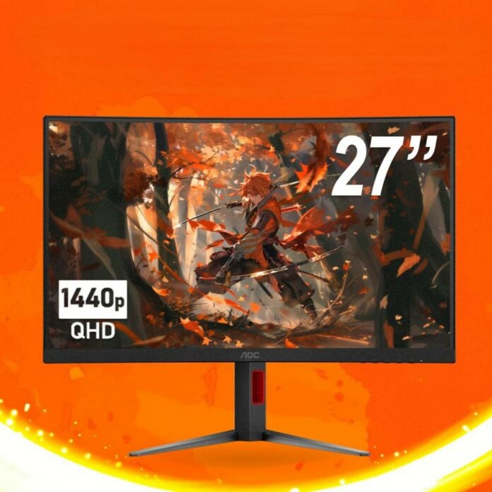 AOC CQ27G4ZH gaming monitor.