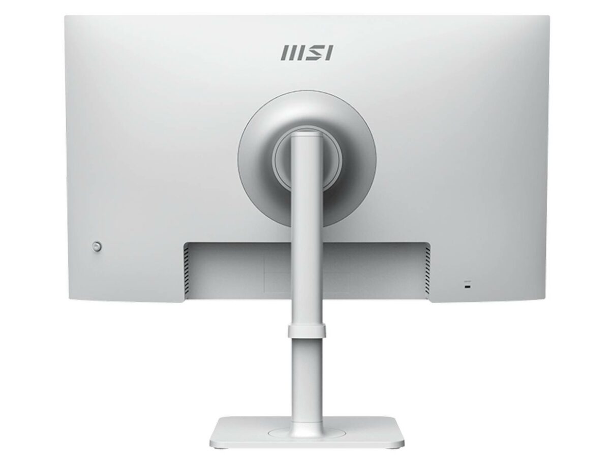 MSI Modern MD272UPSW Smart monitor rear.