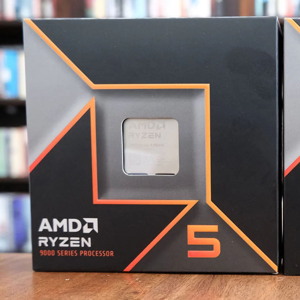 AMD Ryzen 5 9600X CPU retail box.