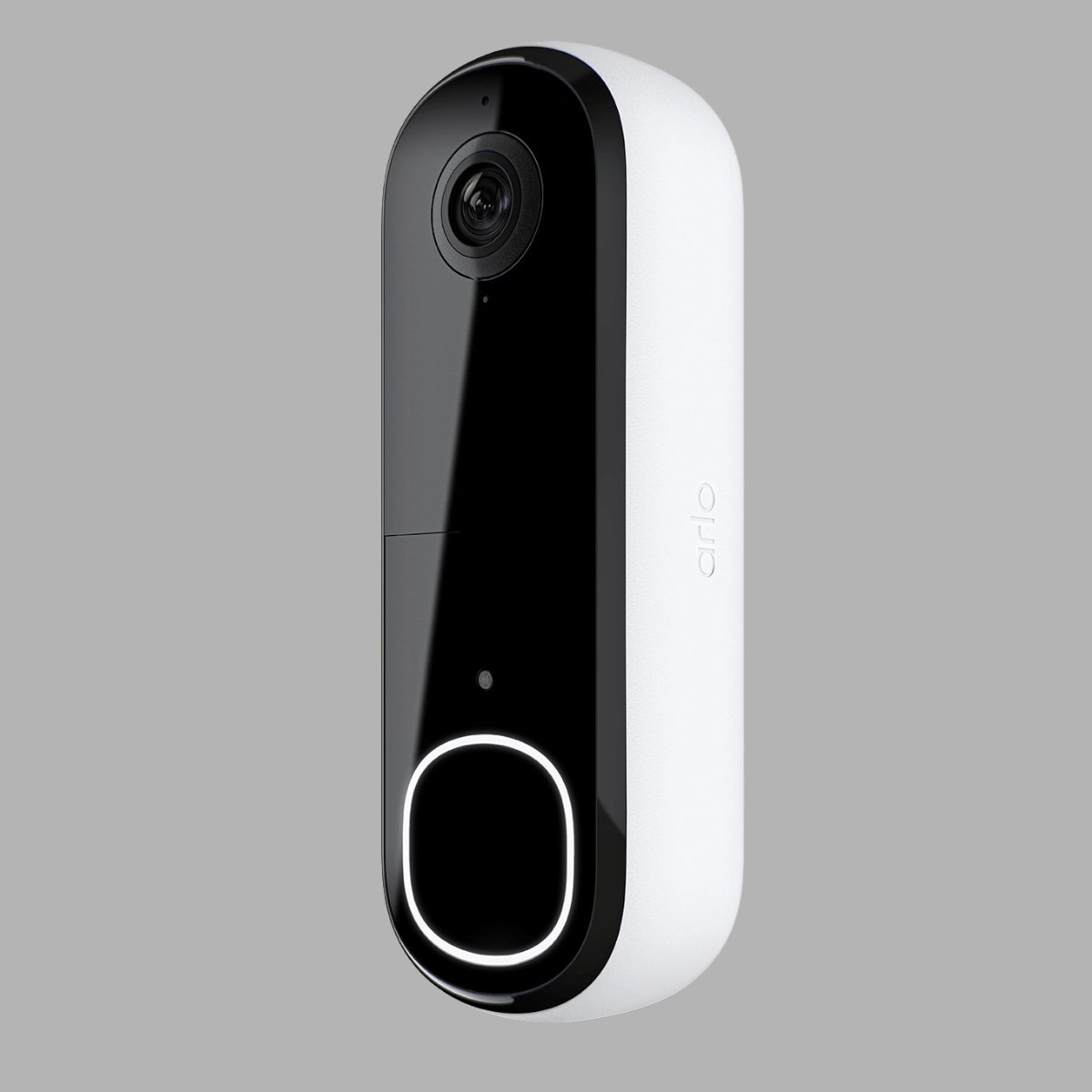 Arlo Video Doorbell 2K against a grey background.