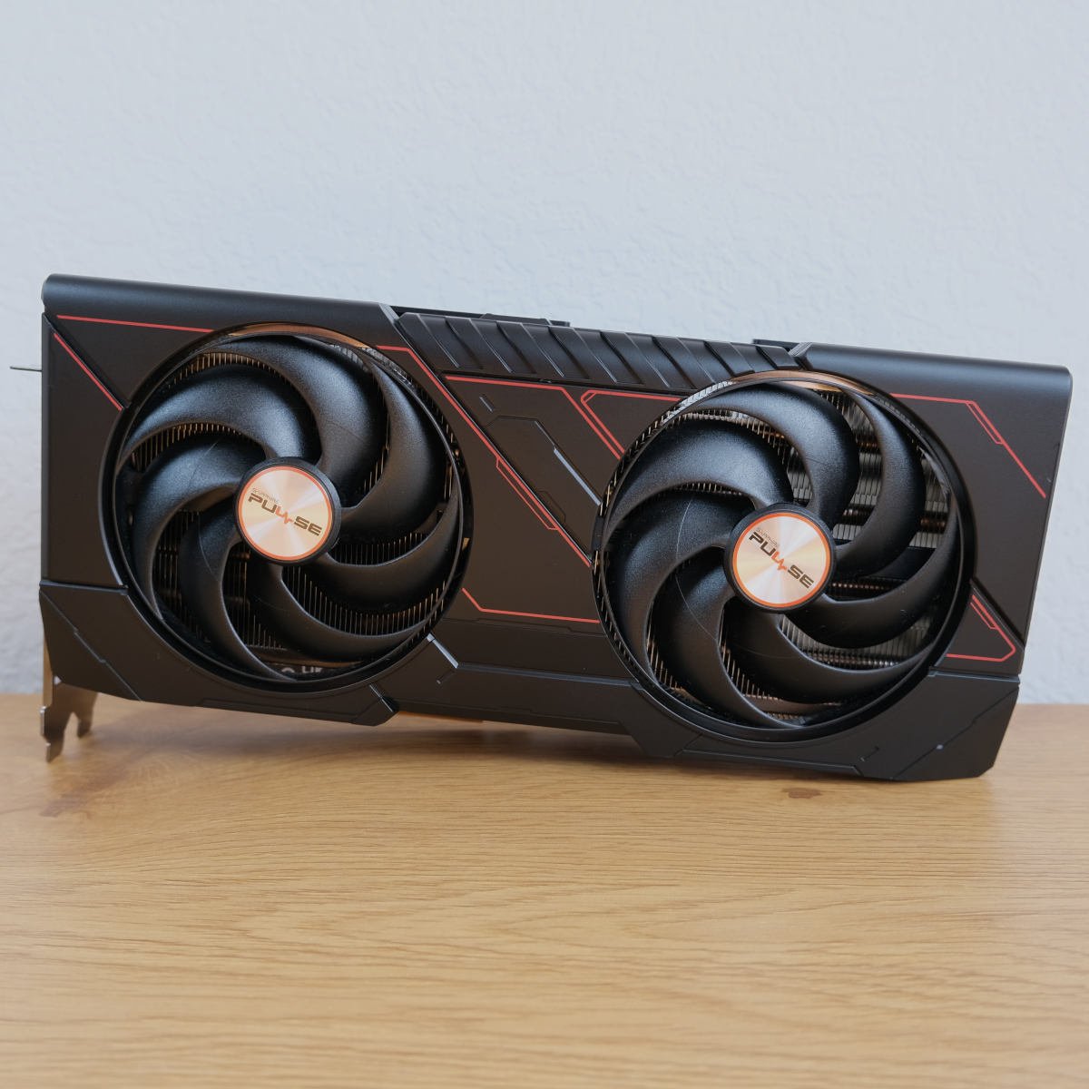 Front view of Sapphire Pulse Radeon RX 9070.