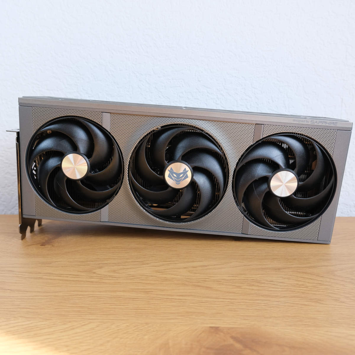 Sapphire Nitro+ Radeon RX 9070 XT front.