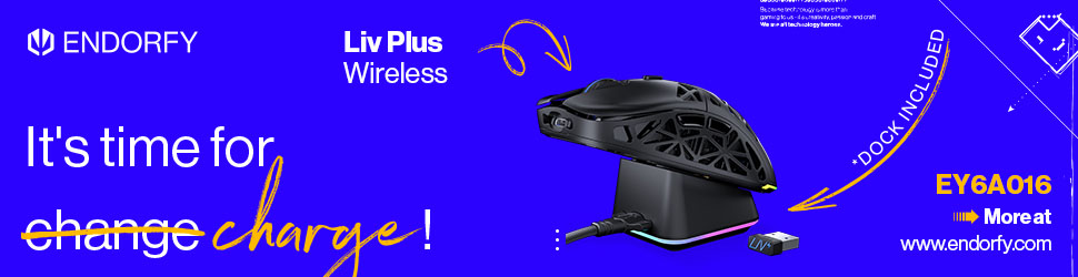 Endorfy Liv Plus Wireless - It's time for a charge!