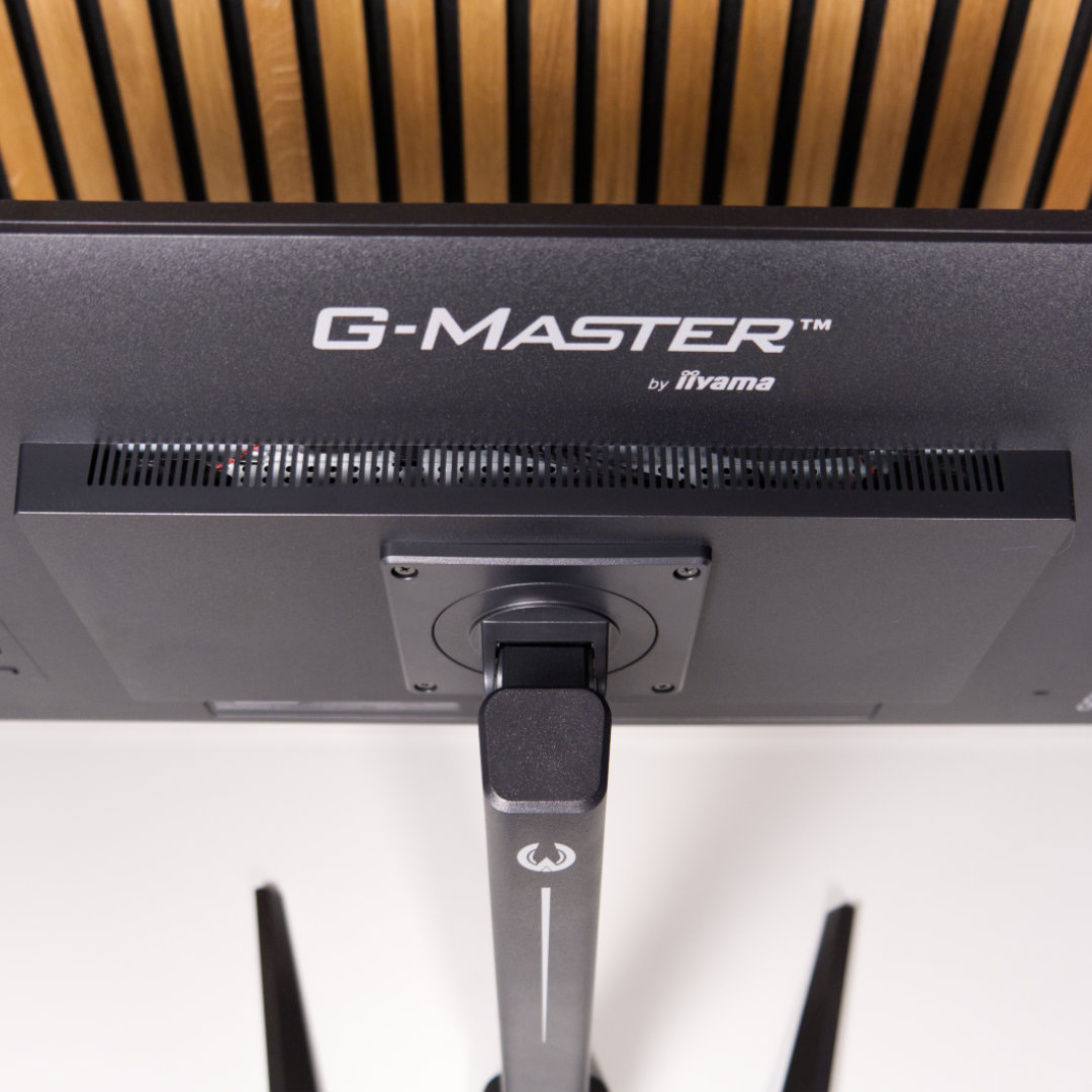 iiyama G-Master GB2795HSU-B upward-firing speakers.